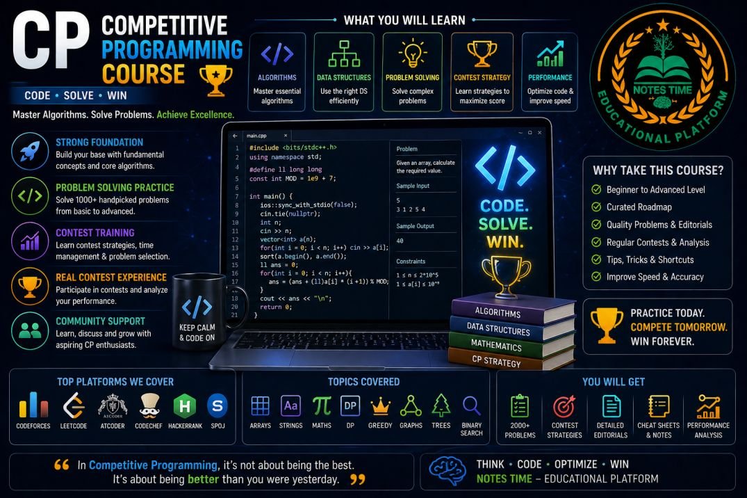 Competitive Programming Course