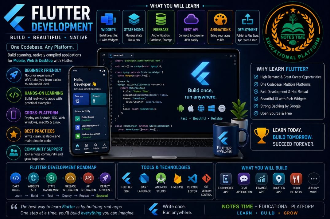 Flutter Cross-Platform Development Course