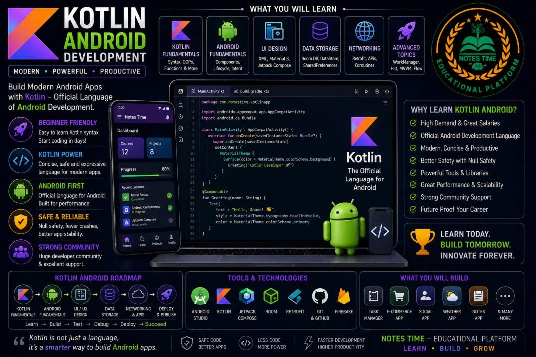 Kotlin for Android Development Course