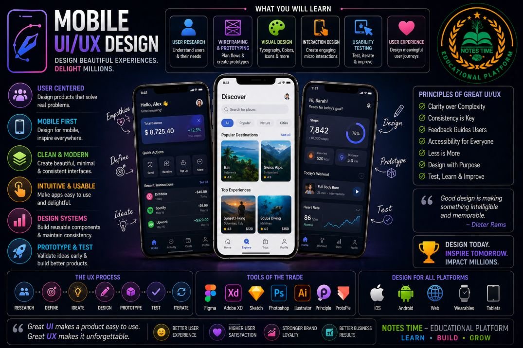 Mobile UI/UX Design Course
